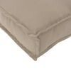 vidaXL Cushion Taupe 120 x 40 x 8 cm Oxford Fabric