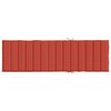 vidaXL Sun Lounger Cushion Melange Red 200x70x4 cm Fabric