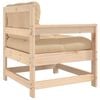 vidaXL Garden Chairs with Cushions 2 pcs Solid Wood Pine