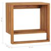 vidaXL Wall-mounted Towel Rack 35x20x35 cm Solid Teak Wood