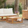 vidaXL 2 Piece Garden Sofa Set with Cushion Solid Acacia Wood