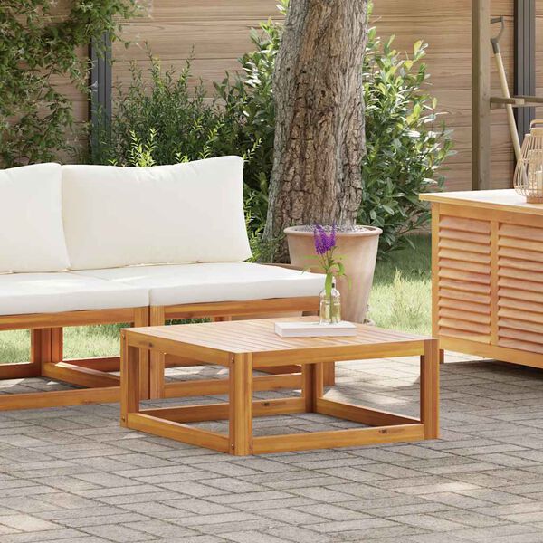 vidaXL 2 Piece Garden Sofa Set with Cushion Solid Acacia Wood
