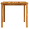 vidaXL Garden Table 85x85x74 cm Solid Acacia Wood