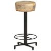 vidaXL Bar Stools 2 pcs 66 cm Solid Mango Wood