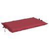 vidaXL Sun Lounger Cushion Wine Red 186x58x4cm Oxford Fabric