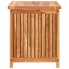 vidaXL Garden Storage Box 60x50x58 cm Solid Teak Wood
