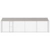 Dog Cage Silver 800 x 200 x 256 cm Galvanised Steel