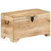 vidaXL Storage Chest Solid Rough Mango Wood