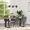vidaXL Dining Chairs 4 pcs Dark Grey Velvet