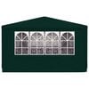 vidaXL Professional Party Tent with Side Walls 4x9 m Green 90 g/m?