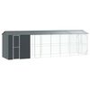 vidaXL Bird Cage Anthracite 860 x 208 x 247 cm Galvanised Steel