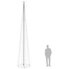 vidaXL Christmas Cone Tree Cold White 732 LEDs 160x500 cm