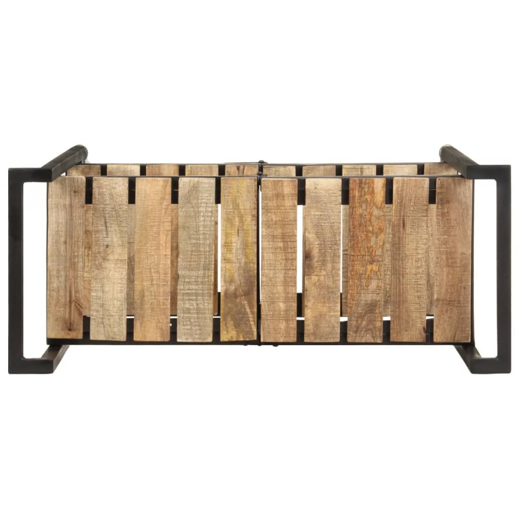 vidaXL Kitchen Trolley 87x36x81 cm Solid Mango Wood