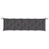 vidaXL Garden Bench Cushions 2pcs Anthracite 180x50x7cm Oxford Fabric