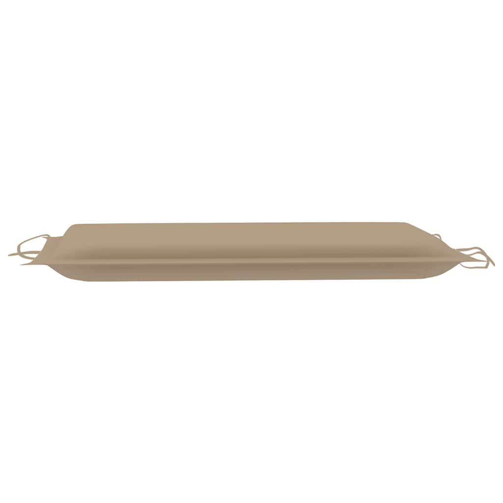 vidaXL Garden Sun Lounger with Cushion Solid Wood Acacia