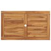 vidaXL Folding Garden Table 120x70x75 cm Solid Teak Wood