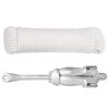 vidaXL Folding Anchor with Rope Silver 6 kg Hot Dip Galvanized Cast Iron