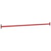 vidaXL Turning Bar 125 cm Steel Red