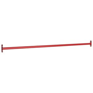 vidaXL Turning Bar 125 cm Steel Red