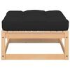 vidaXL 4 Piece Garden Lounge Set with Cushions Solid Pinewood