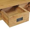 vidaXL Console Table Solid Teak 90x30x80 cm