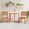 vidaXL Garden Chair 2 pcs Brown 50 x 50 x 91cm Solid Acacia wood