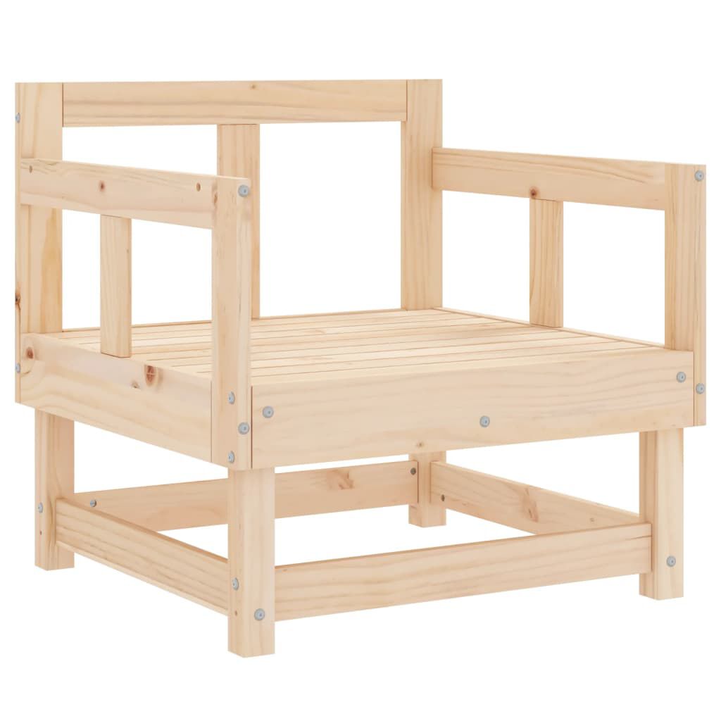 vidaXL 7 Piece Garden Lounge Set Solid Wood Pine