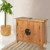 vidaXL Bathroom Vanity Cabinet Solid Pinewood 70x32x63 cm