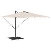 vidaXL Parasol Base Black 100 x 100 x 4 cm Steel