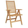 vidaXL Garden Chair 4 pcs Brown 52 x 64.5 x 108 cm Solid teak wood
