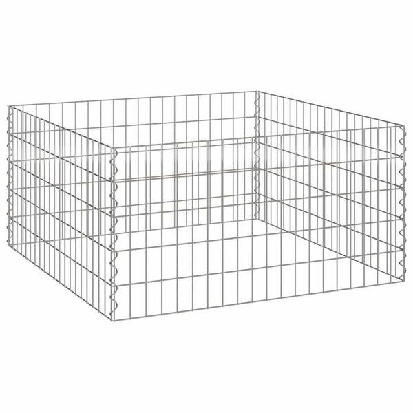 vidaXL Composter Grey Steel