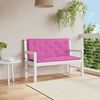 vidaXL Garden Bench Cushions 2pcs Pink 120x50x7cm Fabric