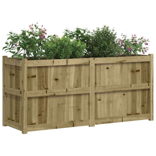 vidaXL Garden Planter 150x50x70 cm Impregnated Wood Pine