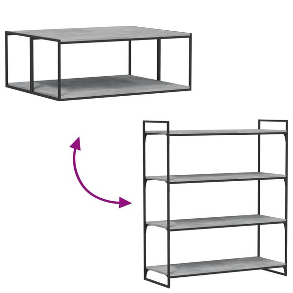 vidaXL Bookshelf Boards 4 pcs Concrete Grey 100x40x1.5 cm Engineered Wood