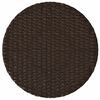 vidaXL 3 Piece Bistro Set with Cushions Brown Poly Rattan