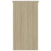 vidaXL Desk Sonoma Oak 80x40x75 cm Engineered Wood