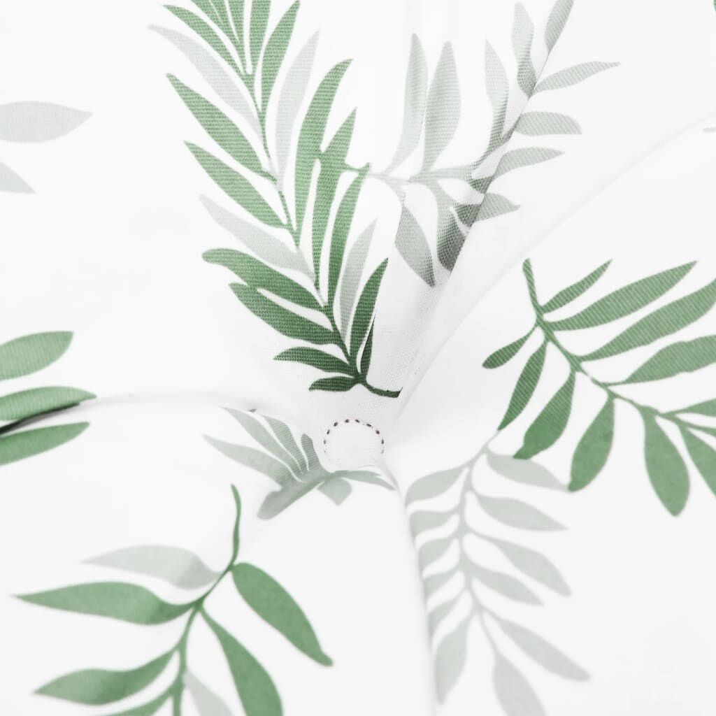 vidaXL Garden Bench Cushion Leaf Pattern 150x50x7 cm Oxford Fabric