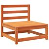 vidaXL Garden Sofas Armless 3 pcs Wax Brown 70x70x67 cm Solid Wood Pine