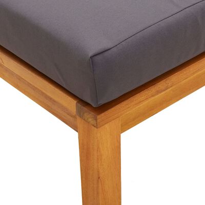 vidaXL Garden Stools with Cushions 2 pcs 40x40x42 cm Solid Wood Acacia