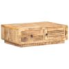 vidaXL Coffee Table 90x60x29 cm Rough Mango Wood