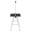 vidaXL Bath Grooming Table for Dogs Cats Pets Adjustable 2 Loops