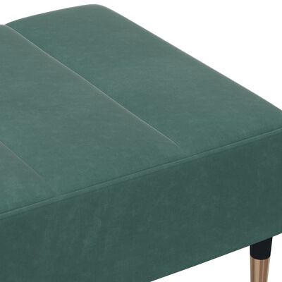 vidaXL Footstool Dark Green 77x55x31 cm Velvet