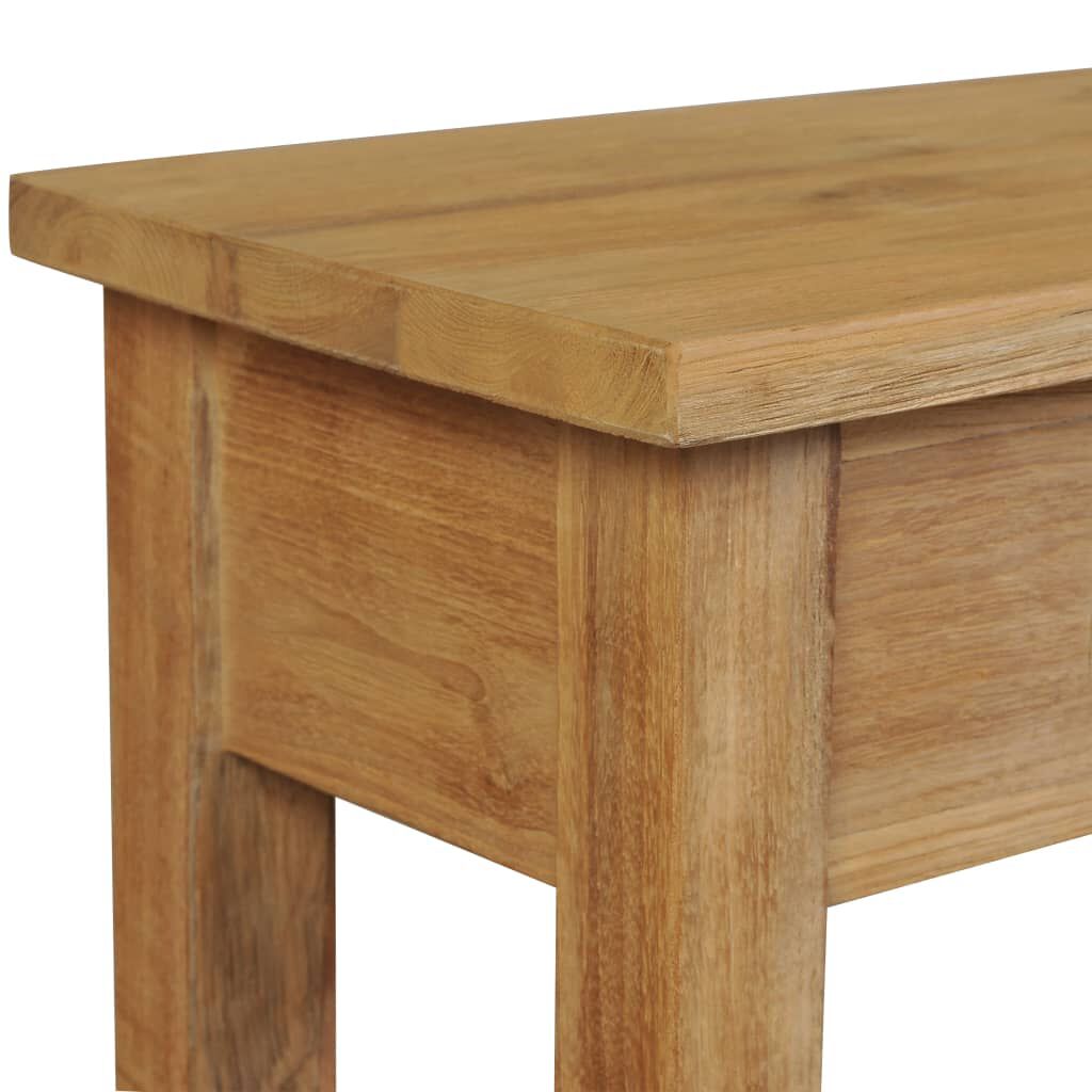 vidaXL Hall Bench Solid Teak 90x30x40 cm