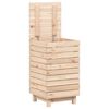 vidaXL Laundry Basket 44x44x76 cm Solid Wood Pine