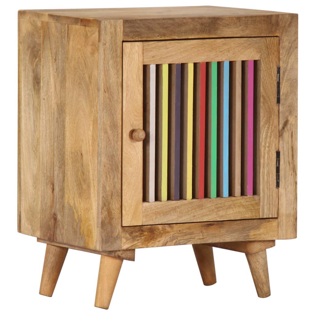 vidaXL Bedside Cabinet 40x30x50 cm Solid Mango Wood