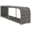 vidaXL 8 Piece Garden Lounge Set with Cushions Poly Rattan Grey