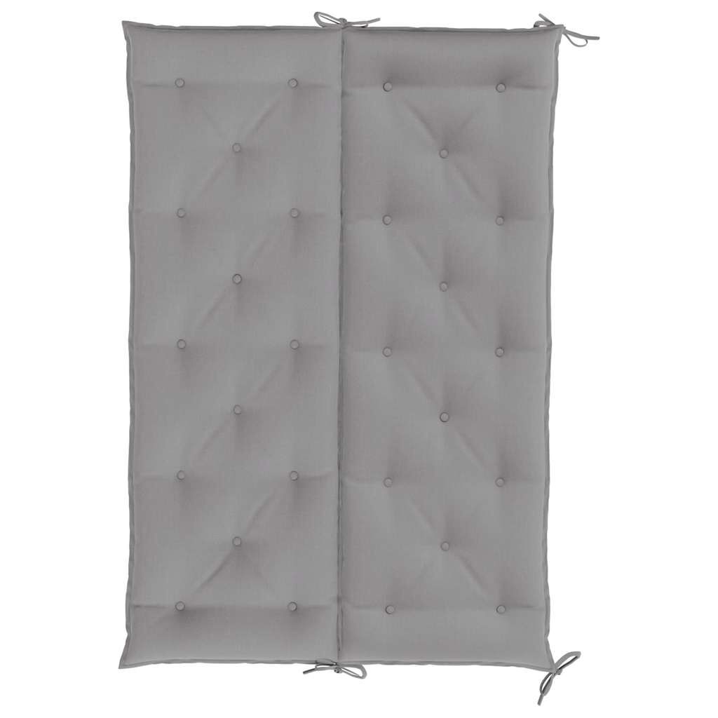 vidaXL Garden Bench Cushion Grey 150x(50+50)x7cm Oxford Fabric