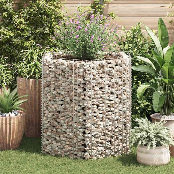vidaXL Hexagonal Gabion Raised Bed 100x90x100 cm