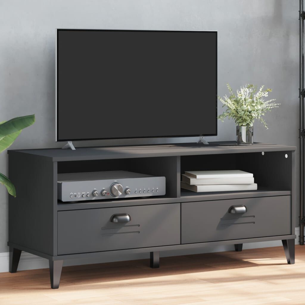 vidaXL TV Cabinet VIKEN Anthracite Grey Engineered Wood
