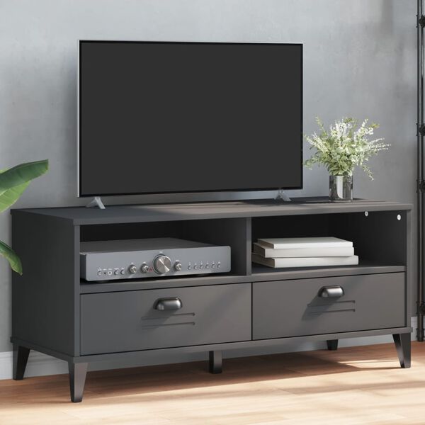 vidaXL TV Cabinet VIKEN Anthracite Grey Engineered Wood